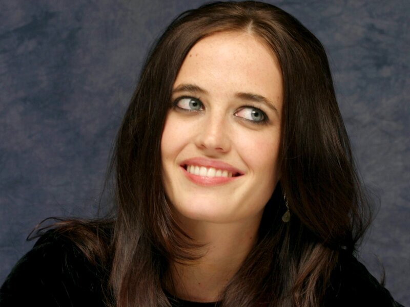 woman with blue eyes smiling