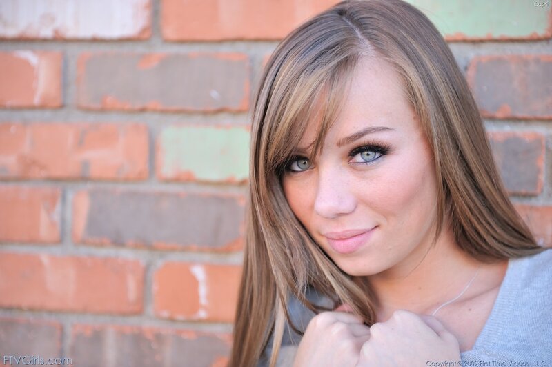woman with blue eyes smiling