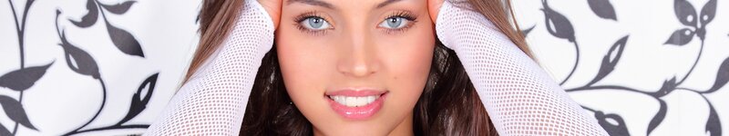 woman with blue eyes smiling