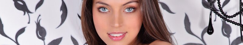 woman with blue eyes smiling