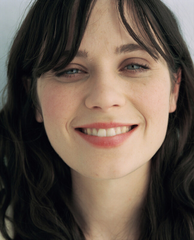 woman with blue eyes smiling