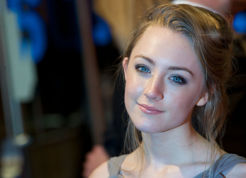 woman with blue eyes smiling