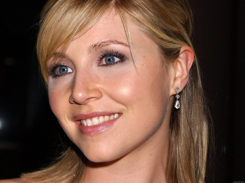 woman with blue eyes smiling