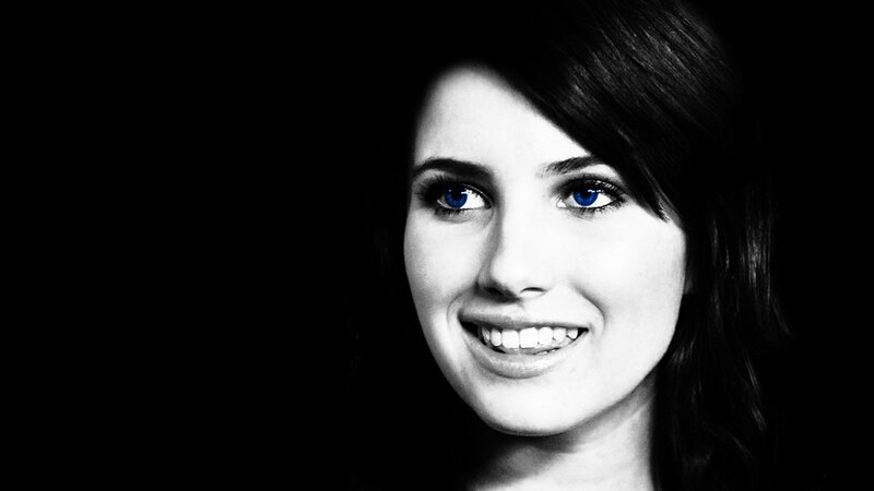 woman with blue eyes smiling