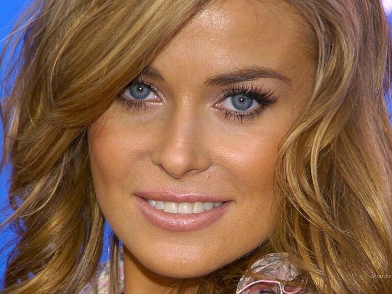 woman with blue eyes smiling