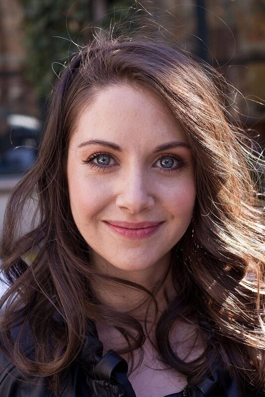 woman with blue eyes smiling
