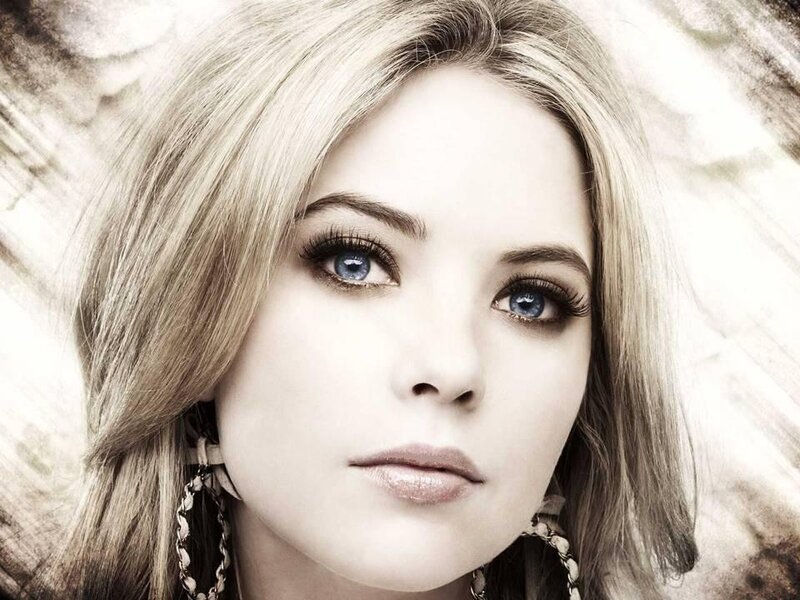 Woman with Blue Eyes — White, Serious