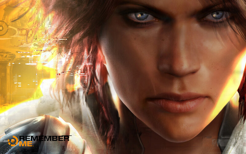 Woman with Blue Eyes — Yellow, Intense
