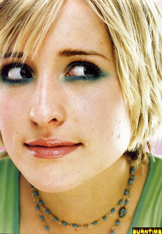 woman with blue eyeshadow