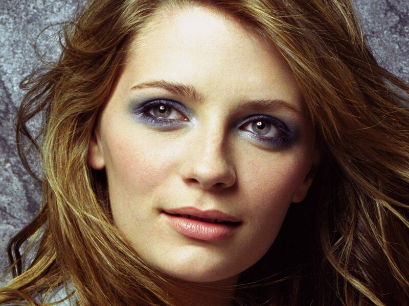 woman with blue eyeshadow
