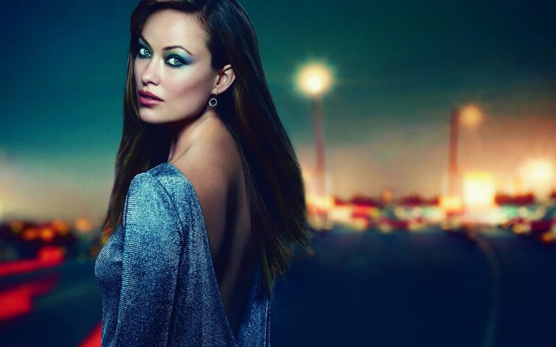 Woman with Blue Eyeshadow — Dramatic, Night, Photograph