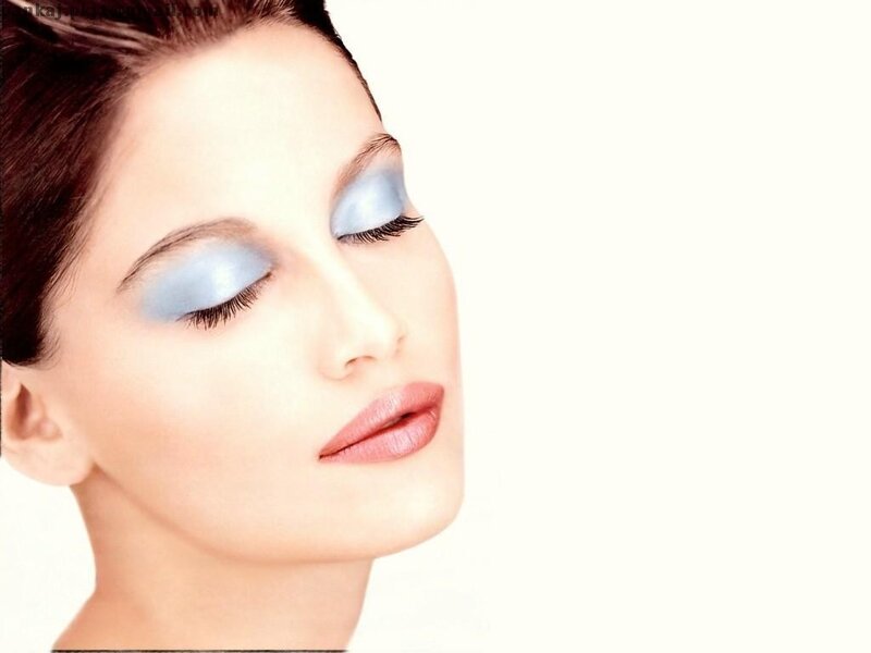 Woman with Blue Eyeshadow — Serene