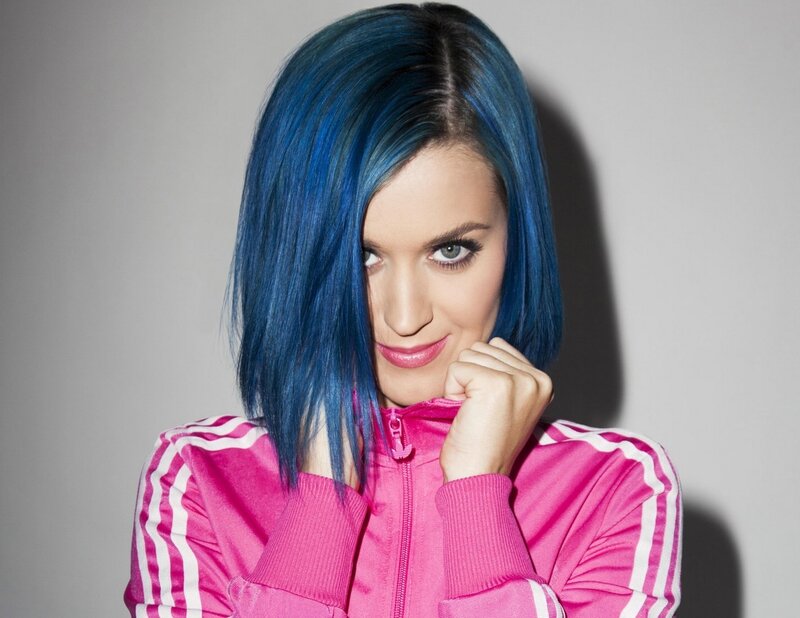 Woman with Blue Hair — Confident, Photograph