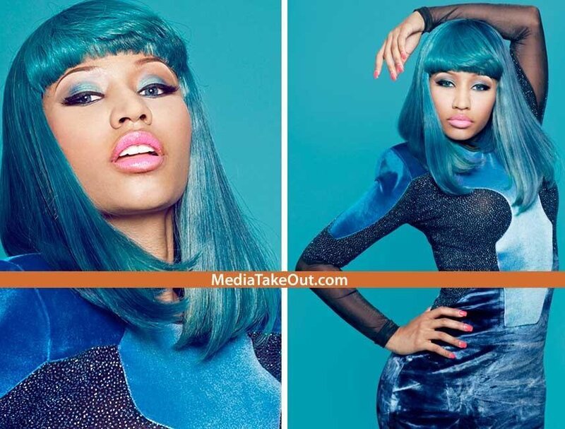 Woman with Blue Hair — Confident