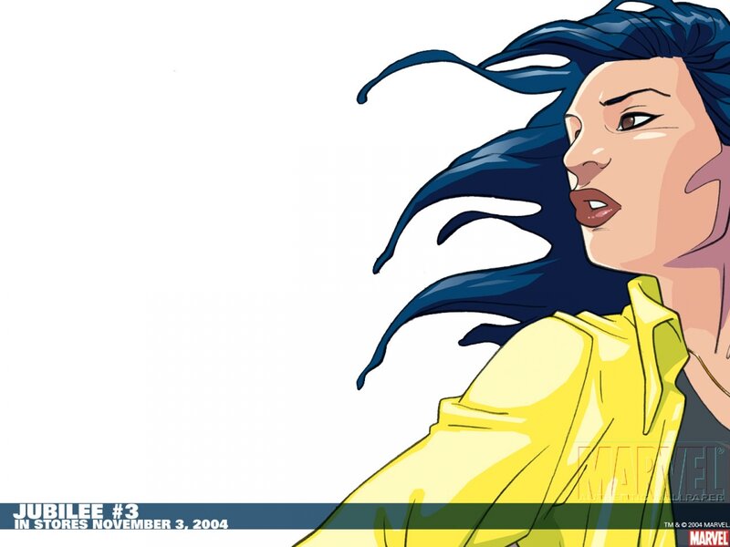 Woman with Blue Hair — Yellow, Dynamic