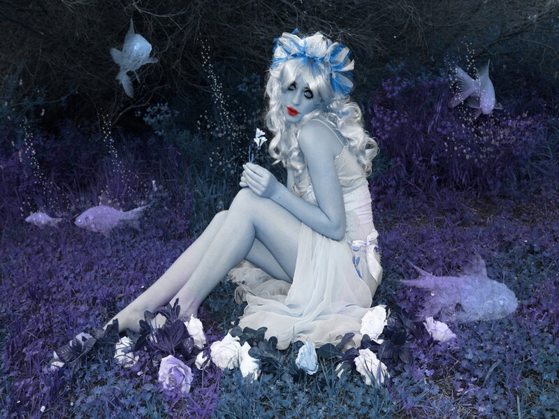Woman with Blue Skin — Dreamy