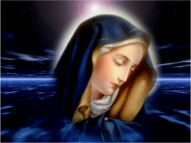 Woman with Blue Veil — Serene