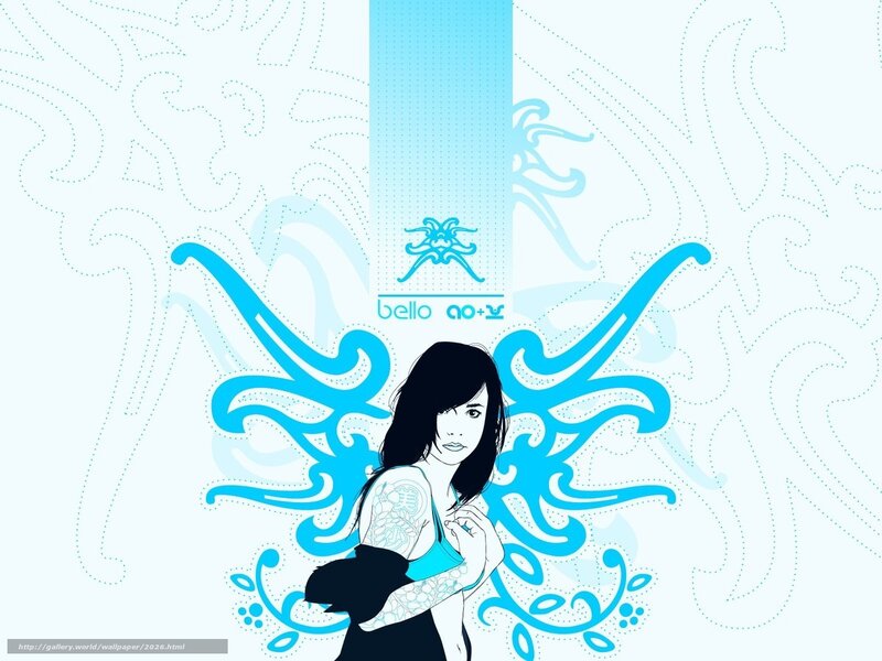woman with blue wings illustration