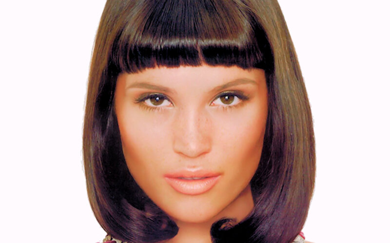 woman with bob haircut