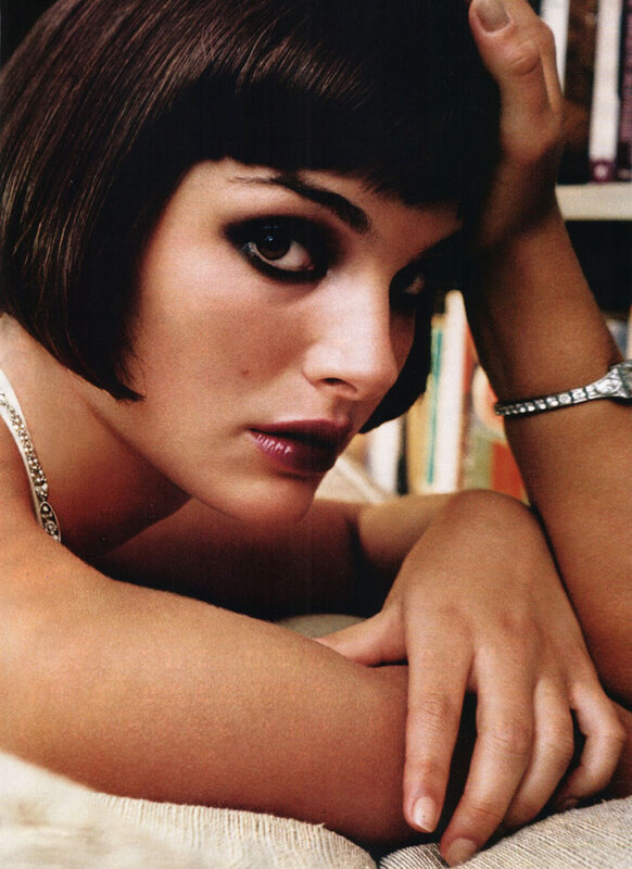 woman with bob haircut