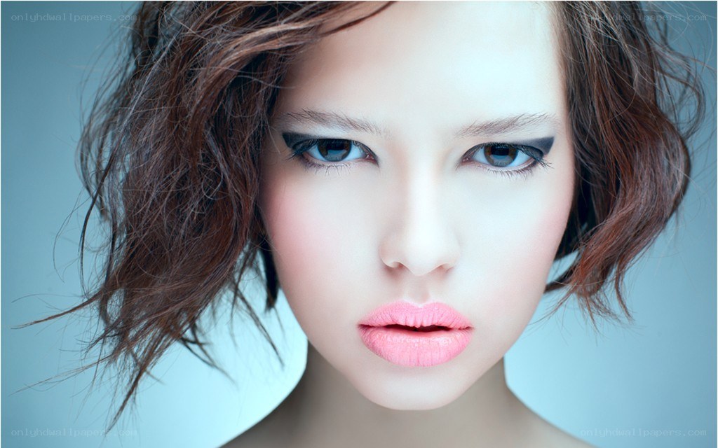 woman with bold makeup