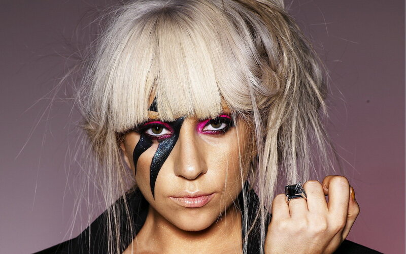 Woman with Bold Makeup — Black, Dramatic, Photograph, Ring
