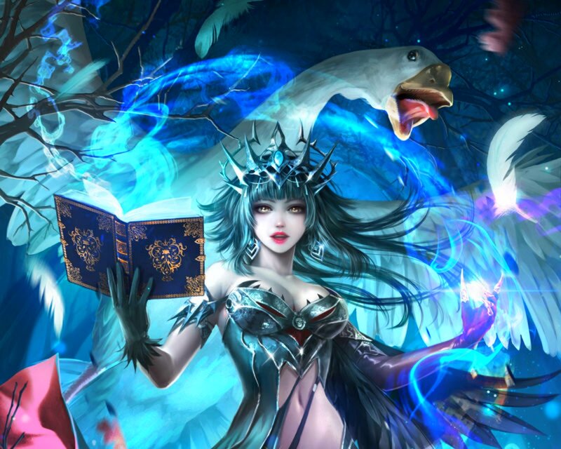 Woman with Book and Bird
