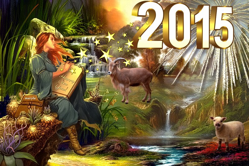 Woman with Book in Forest