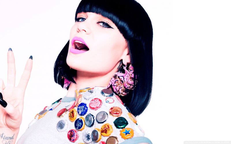 Woman with Bottle Caps — Black
