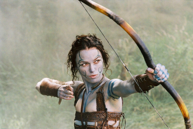 woman with bow and arrow