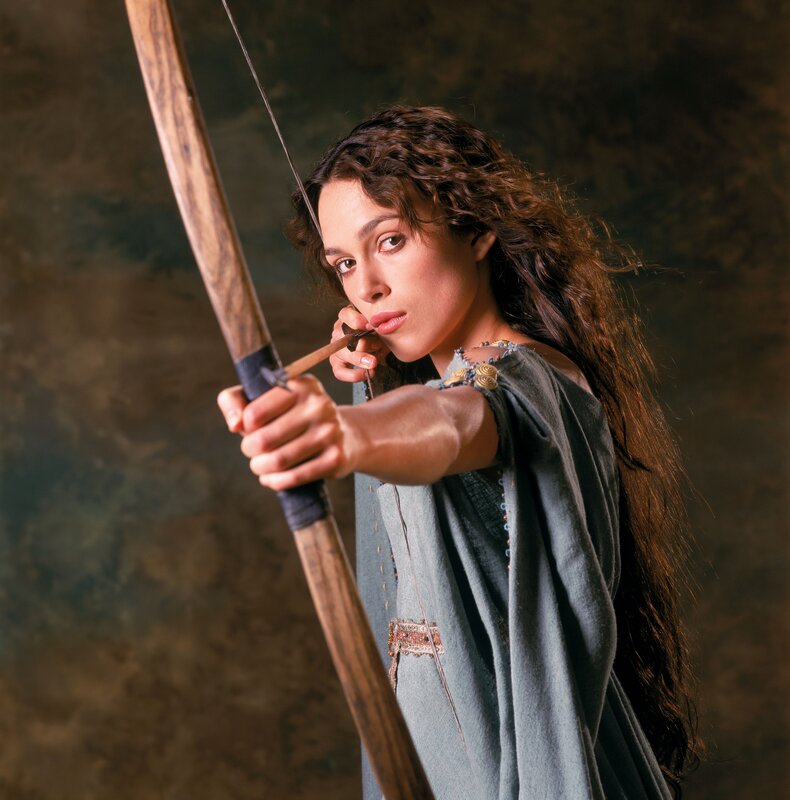woman with bow and arrow