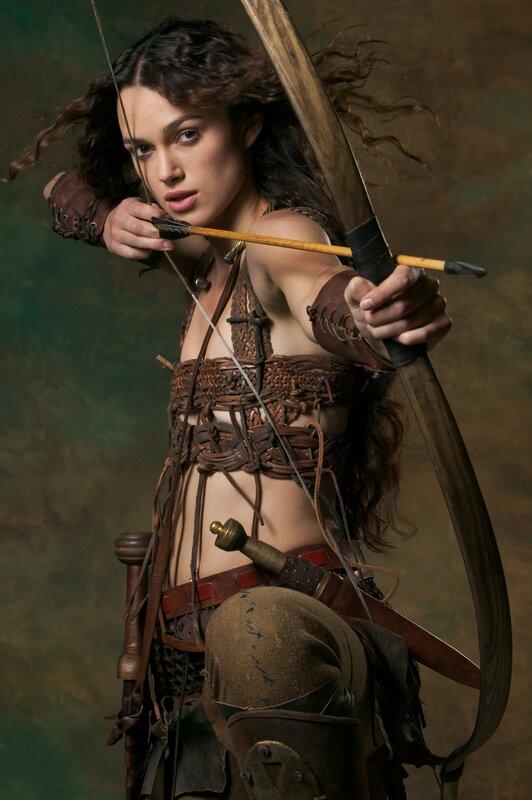woman with bow and arrow