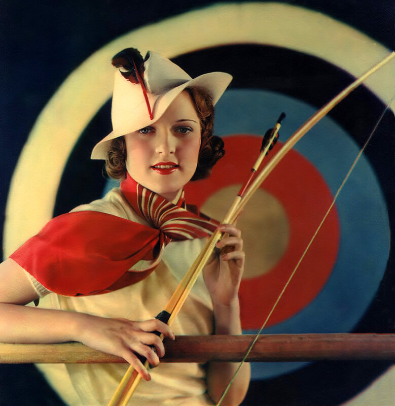 Woman with bow and arrow