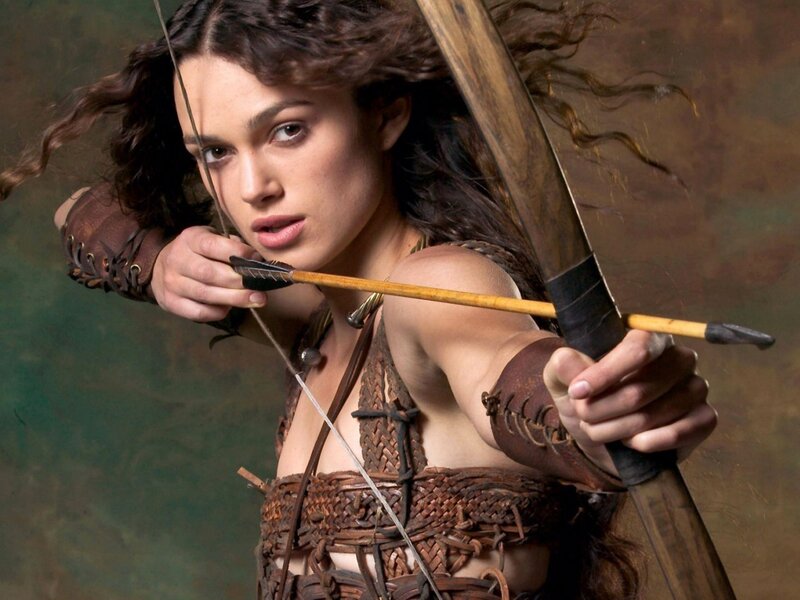 Woman with bow and arrow