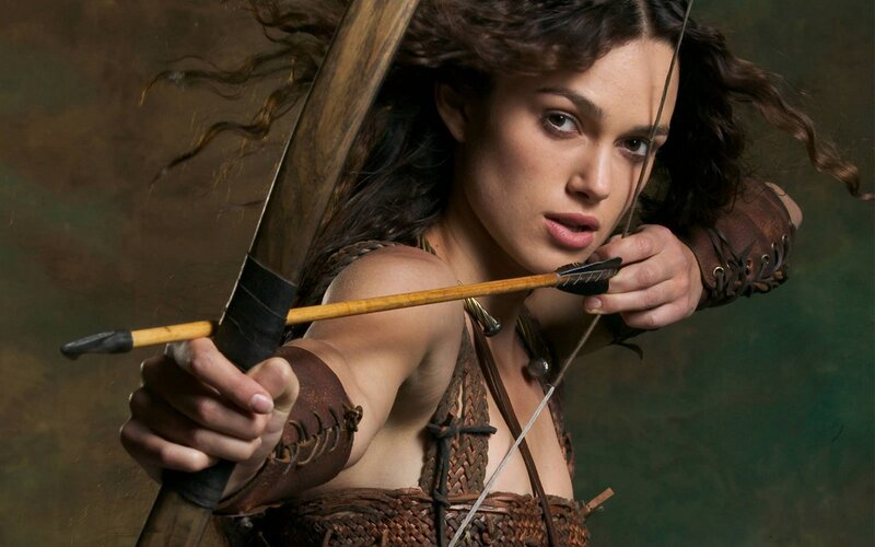 Woman with bow and arrow
