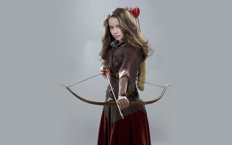 woman with bow and arrow