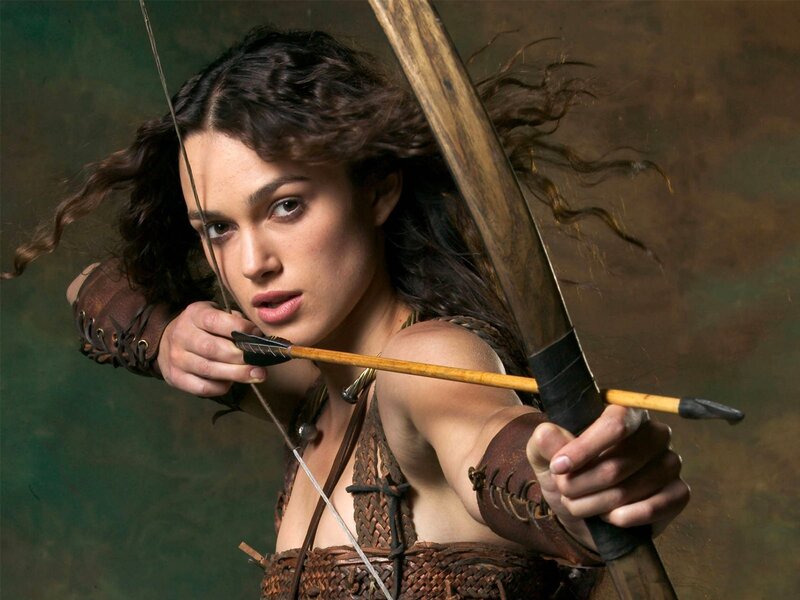 woman with bow and arrow