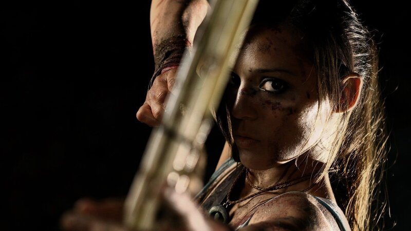 woman with bow and arrow