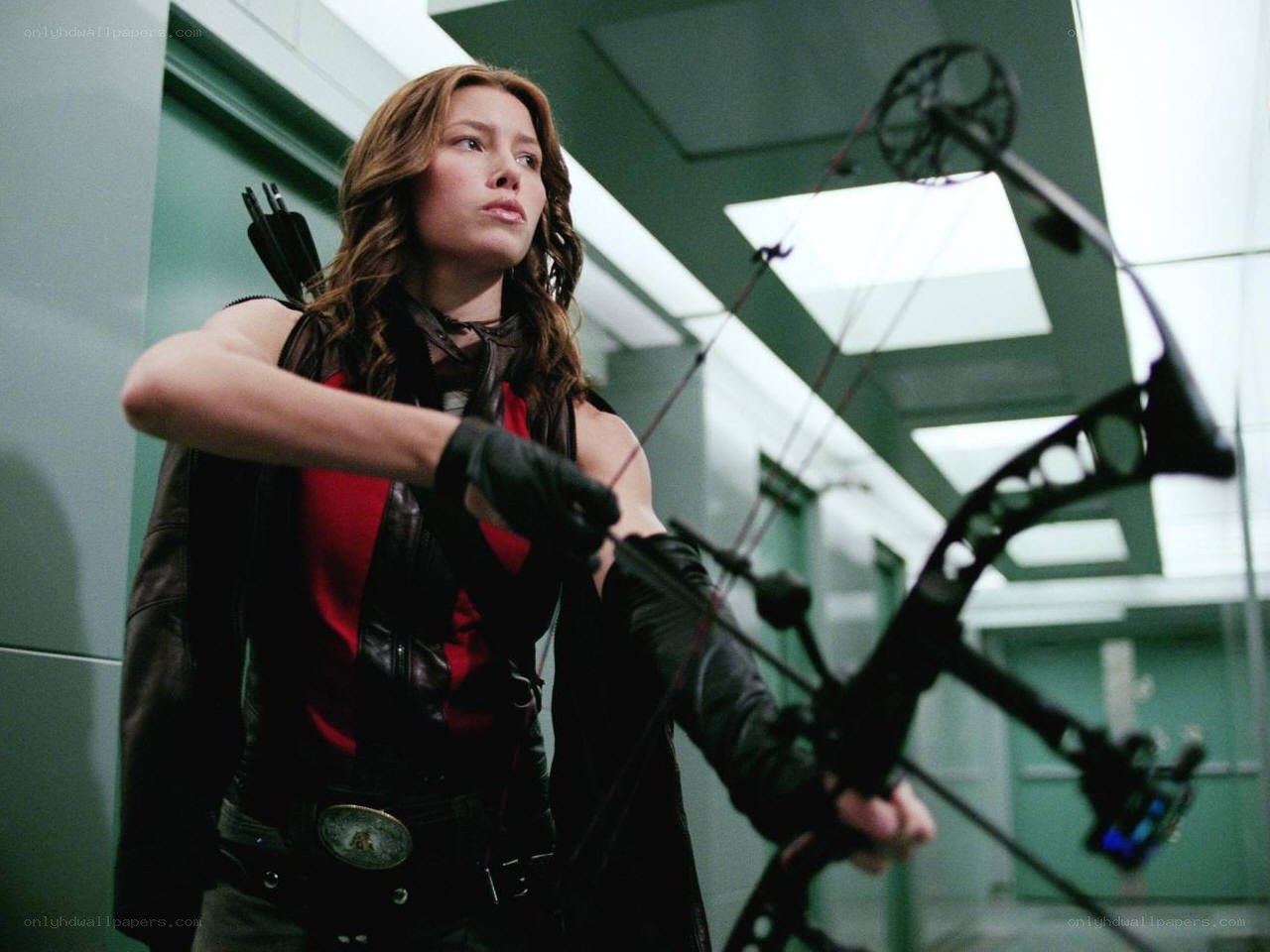 Woman with bow and arrow