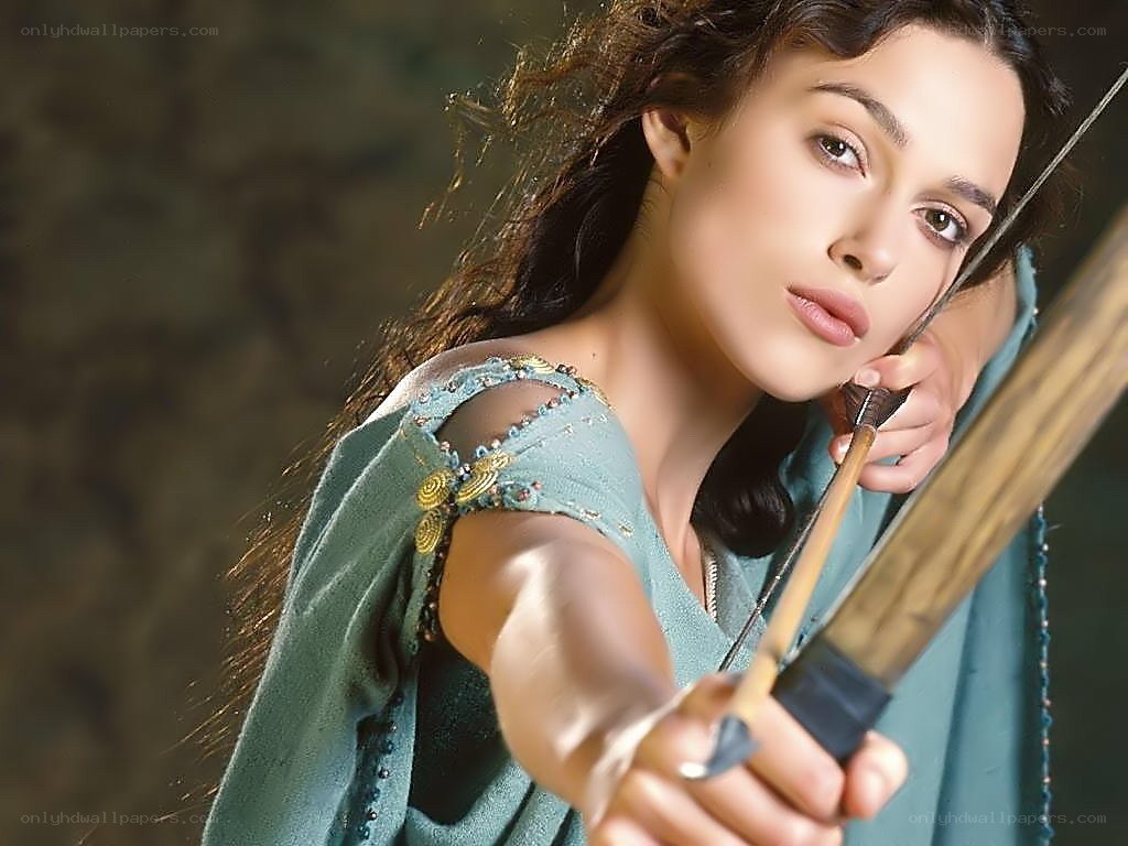 woman with bow and arrow