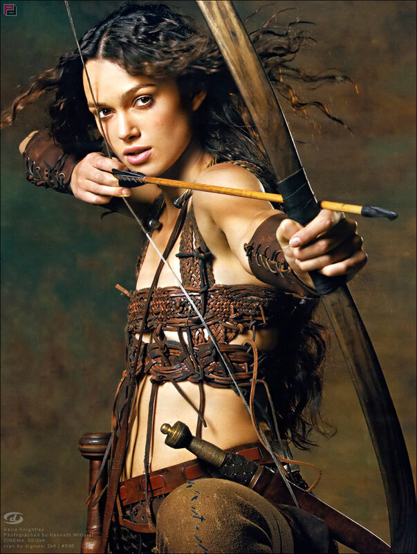 woman with bow and arrow