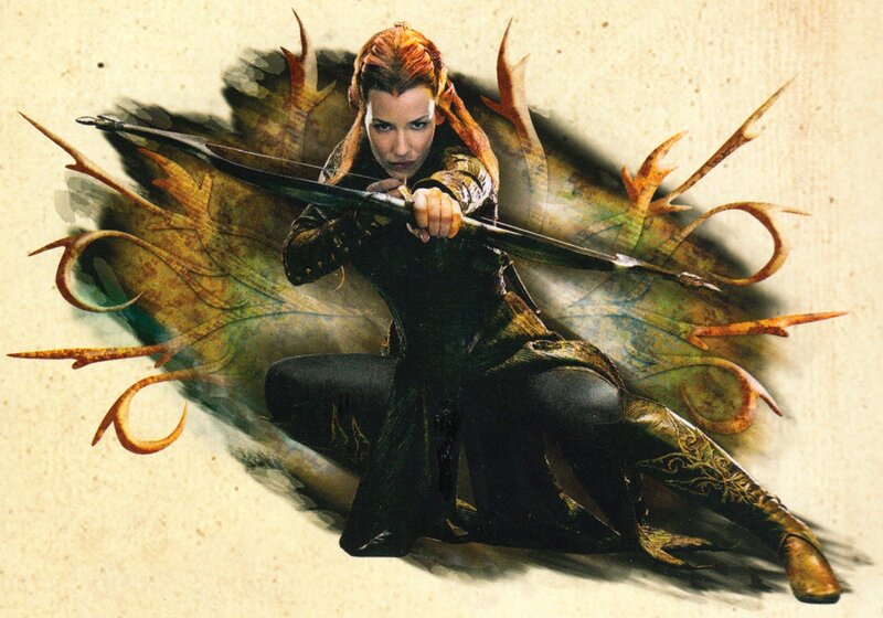 Woman with Bow and Arrow — Brown, Dramatic, Illustration
