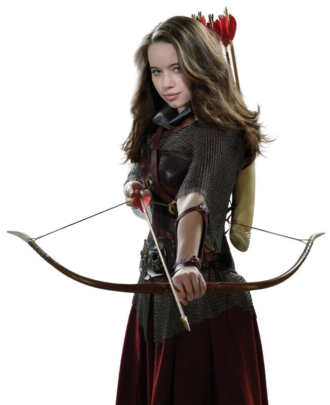 woman with bow and arrows