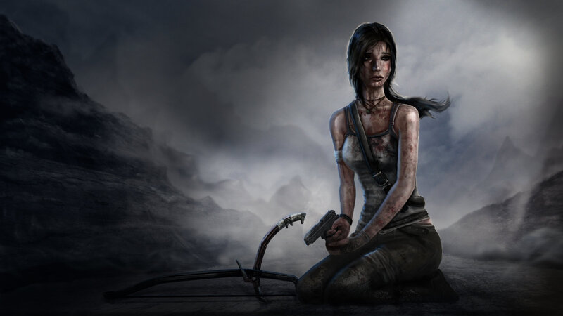 Woman with Bow and Gun