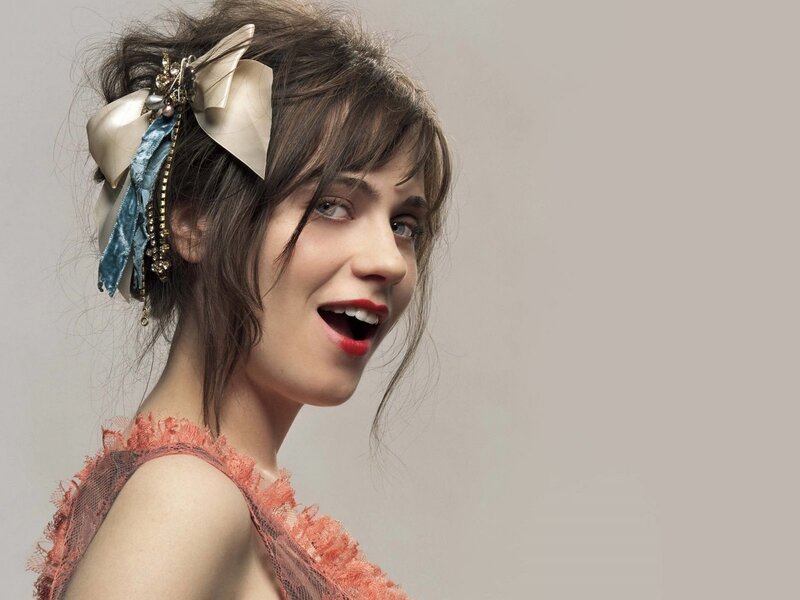 woman with bow in hair