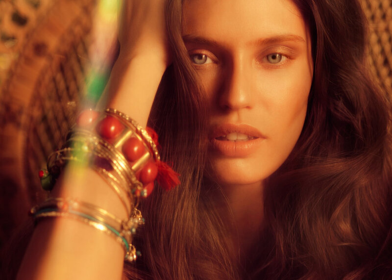 Woman with Bracelets — Brown