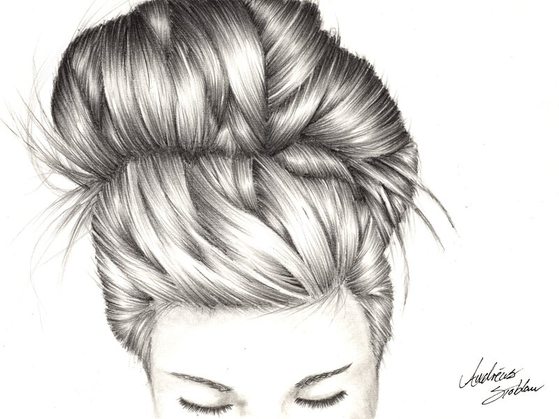 Woman with Braided Bun