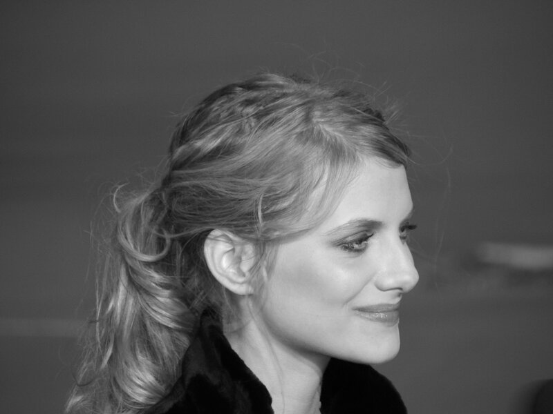 woman with braided hair
