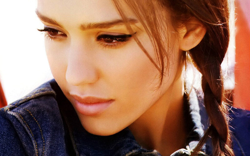 woman with braided hair