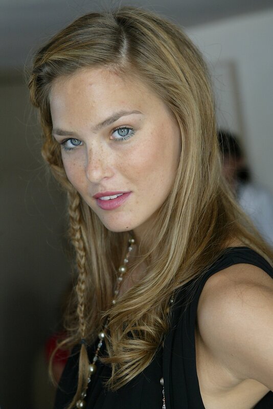 woman with braided hair
